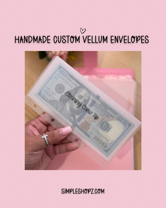 Handmade Vellum Envelopes (Set of 6)