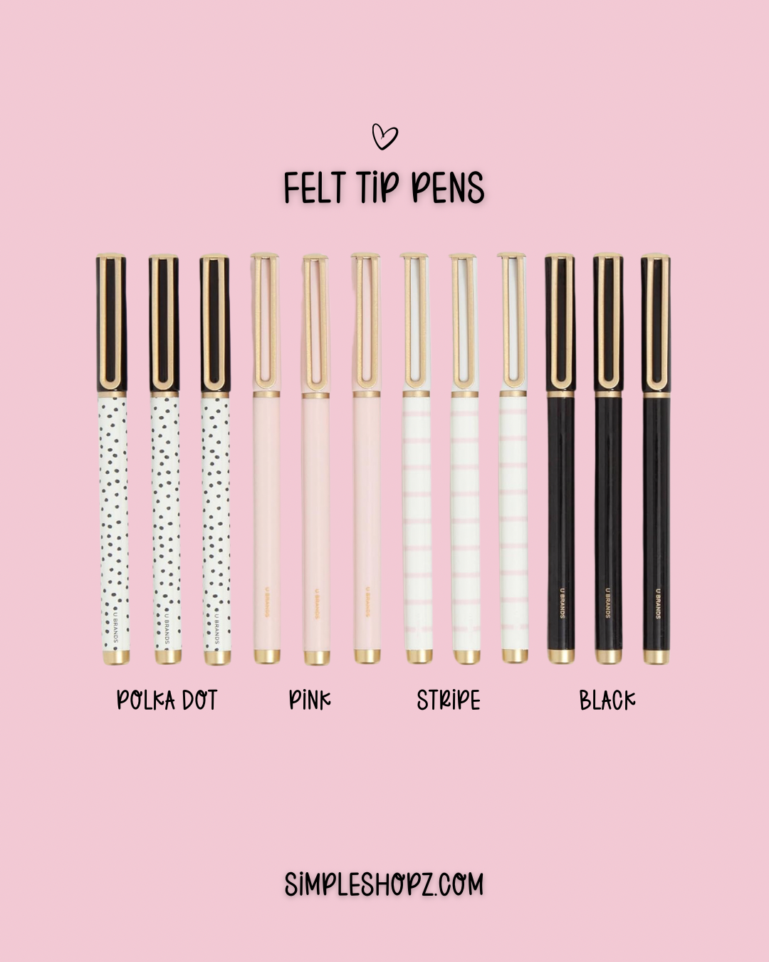 Felt Tip Pen (Sold Individually)