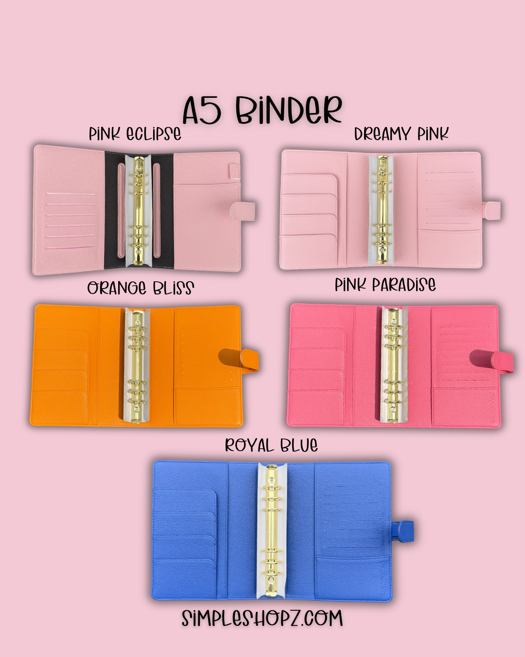 A5 Binders Only