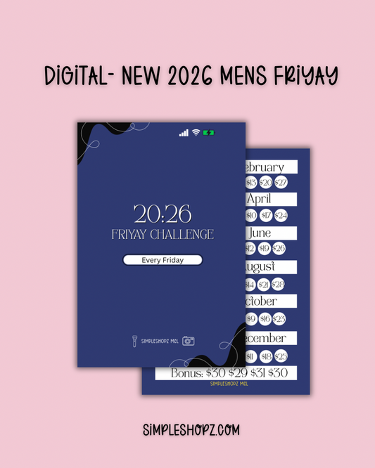 Digital- New Men Friyay Challenge