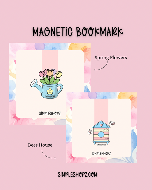 Magnetic Bookmark- Handmade