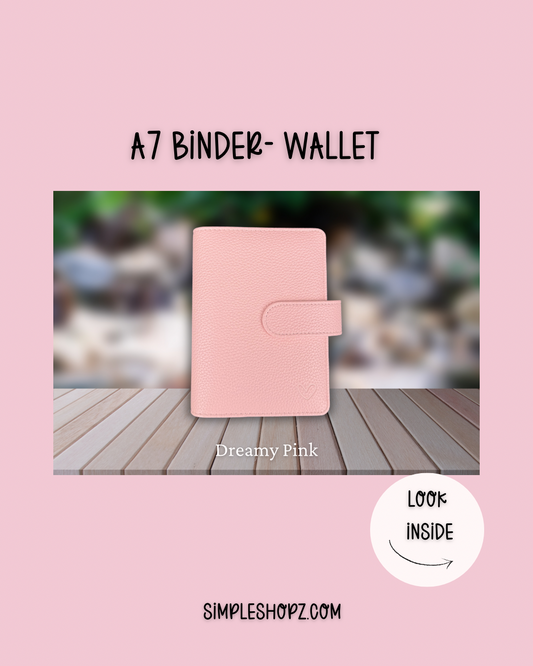 A7 Binder- Wallet