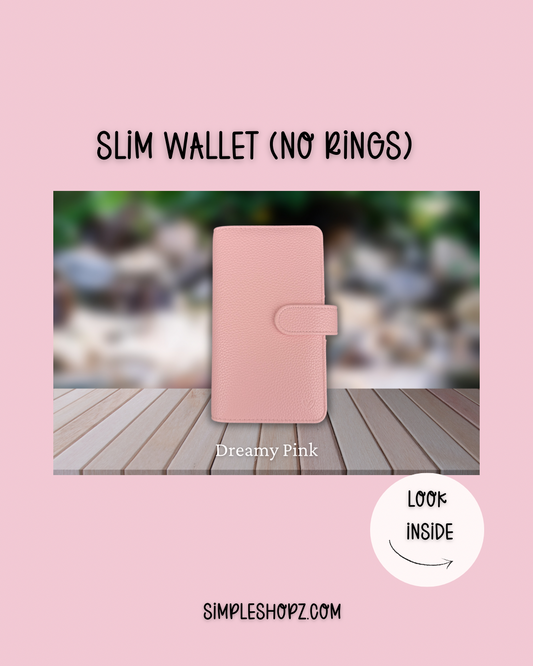 Slim Wallet (No Rings)