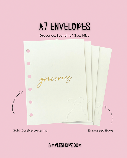 A7 Embossed Envelopes