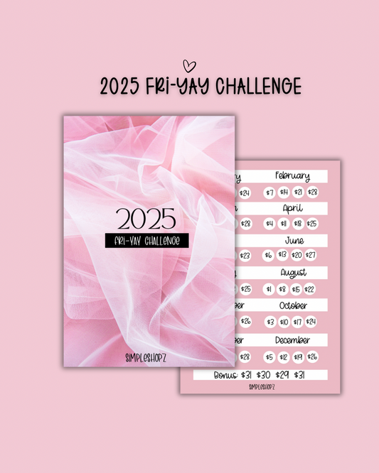 TIKTOK VIRAL- 2025 FRI-YAY CHALLENGE (A5 size)