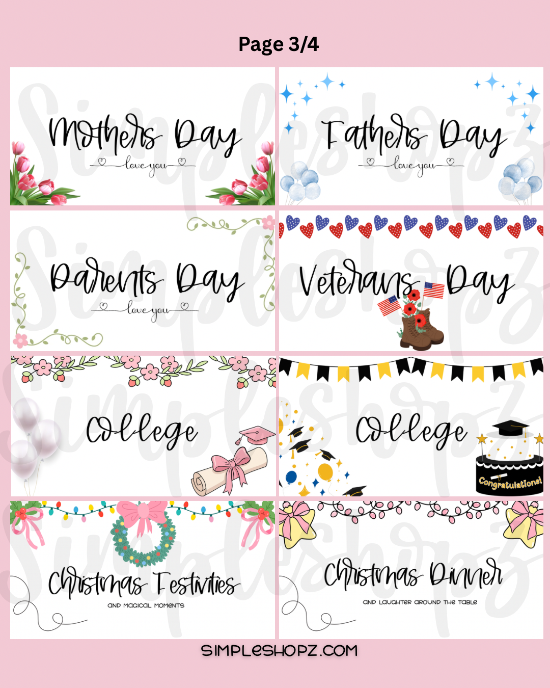 New! Handmade Holiday Envelopes