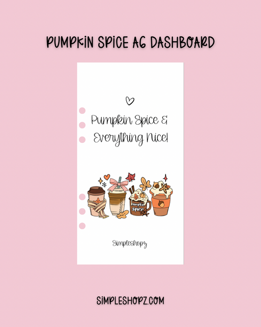 A6 Pumpkin Spice Dashboard