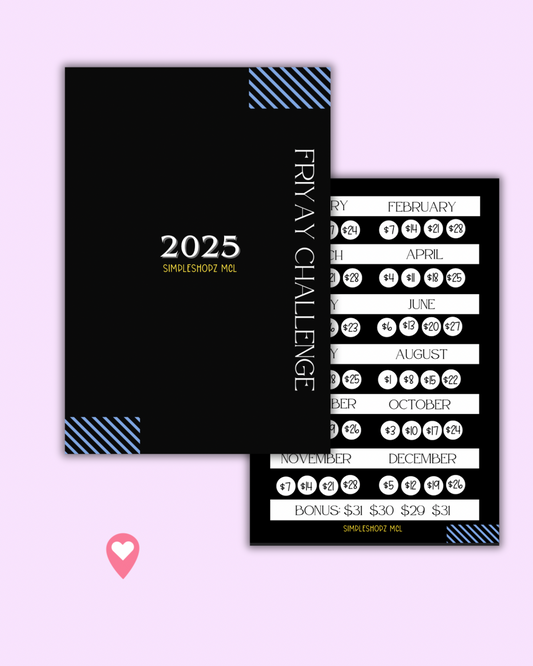 MEN TIKTOK VIRAL- 2025 FRI-YAY CHALLENGE (A5 size)