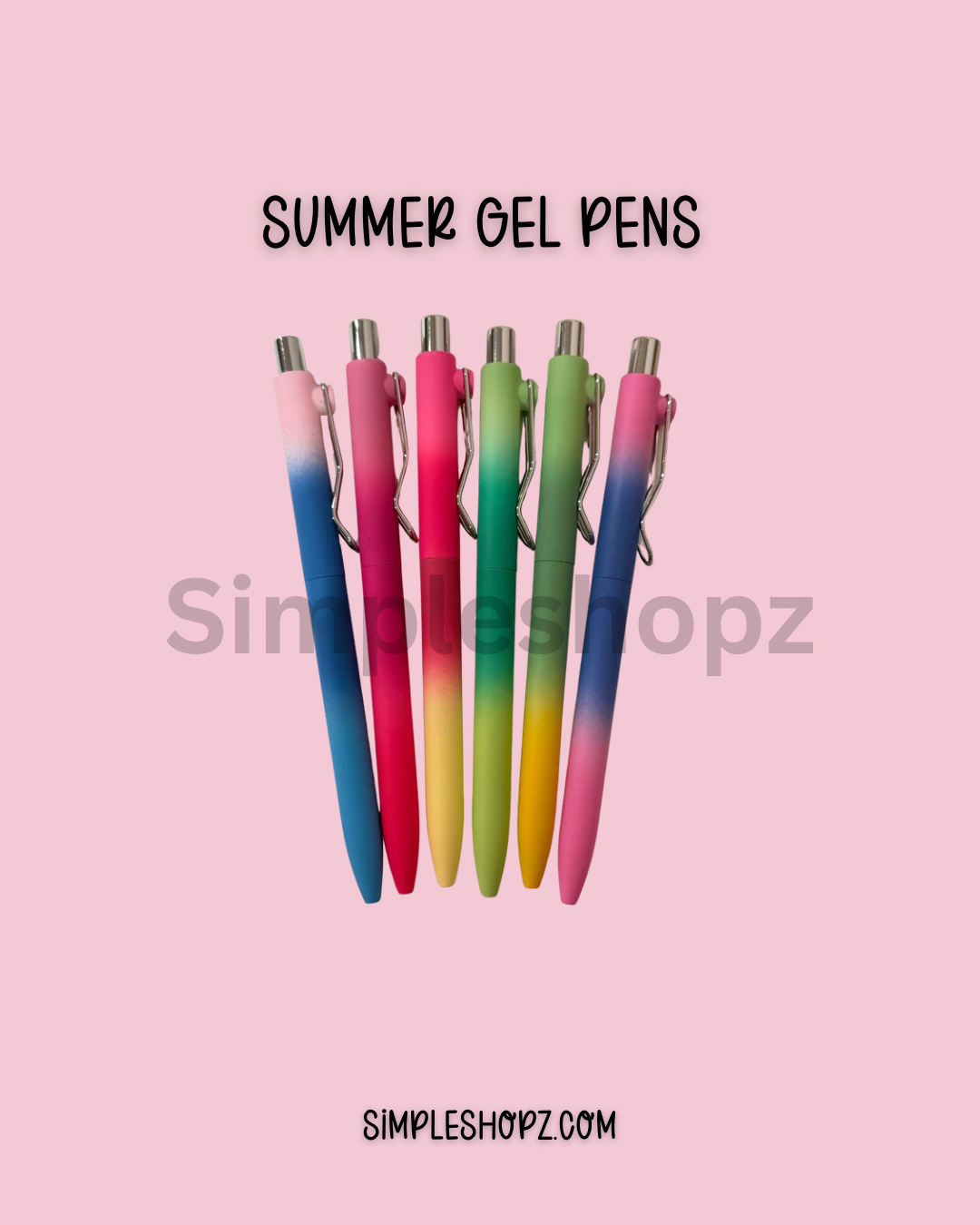 Summer Gel Pens