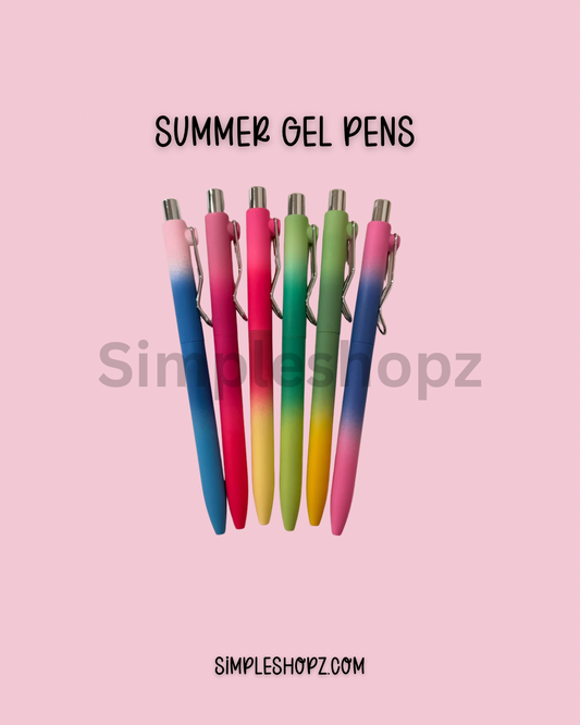Summer Gel Pens
