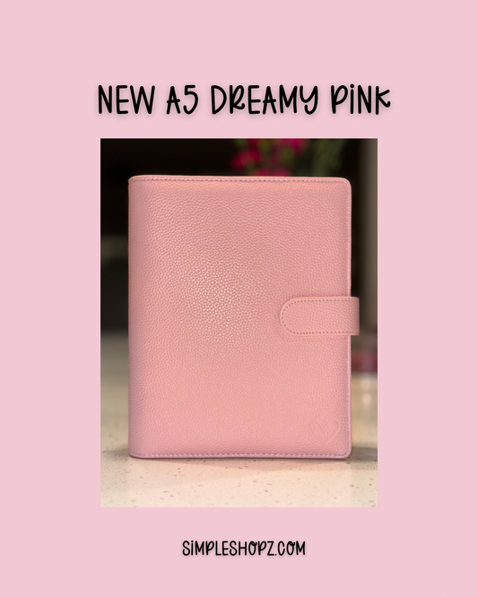 New! A5 Dreamy Pink Binder (Date to arrive to be determined)