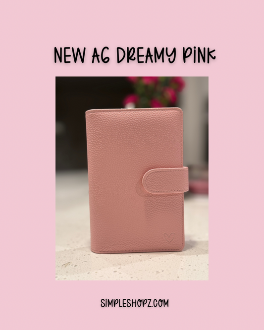 New! A6 Dreamy Pink Binder (Date to arrive to be determined)