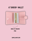 A7 Binder- Wallet