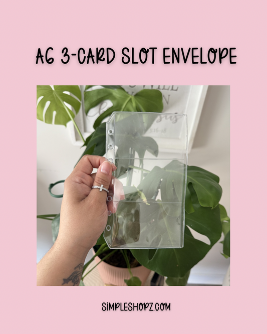 A6/A5 Clear Envelopes (3 Options)