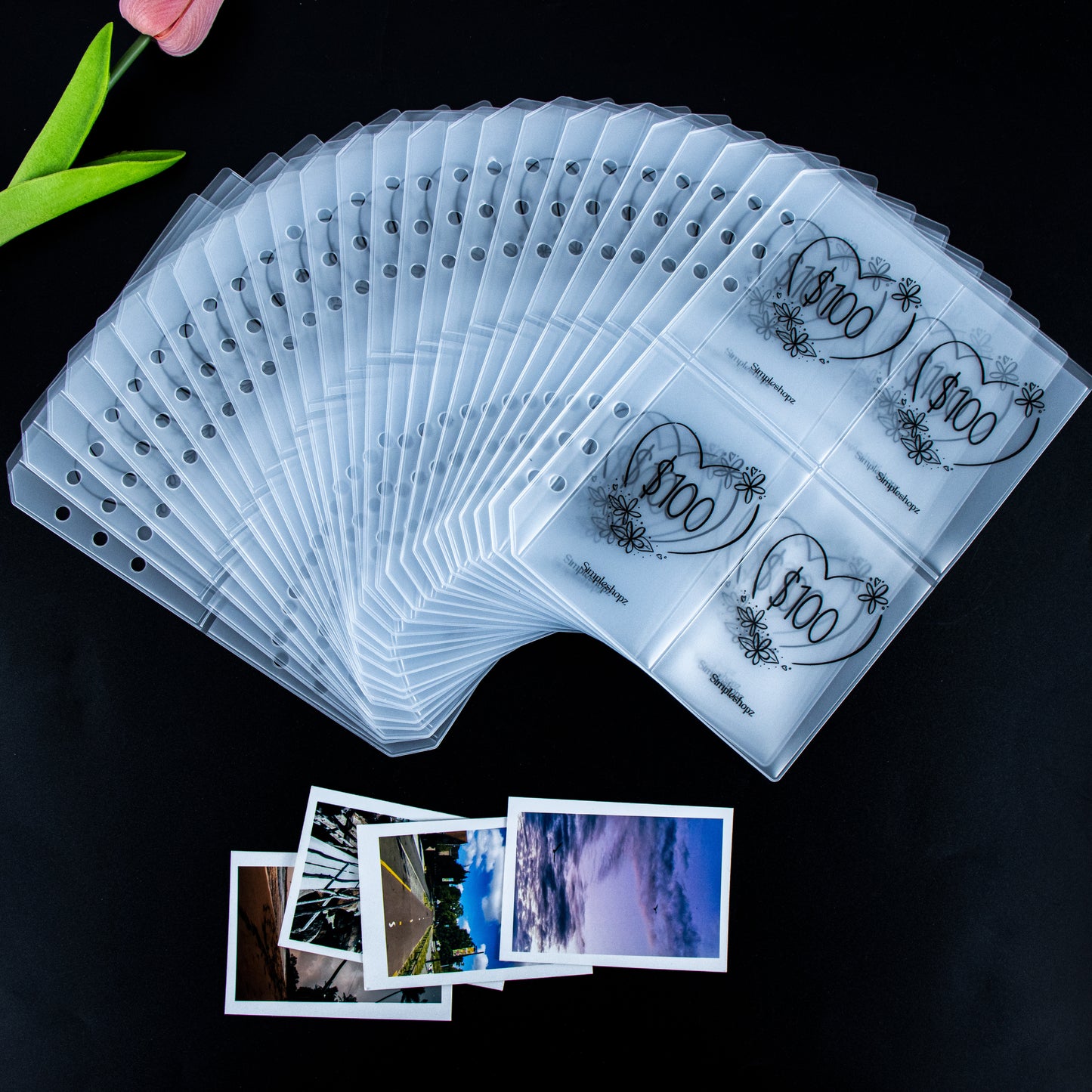 $10,000 Savings Challenge Bundle | Floral Cash Envelope Savings Tracker