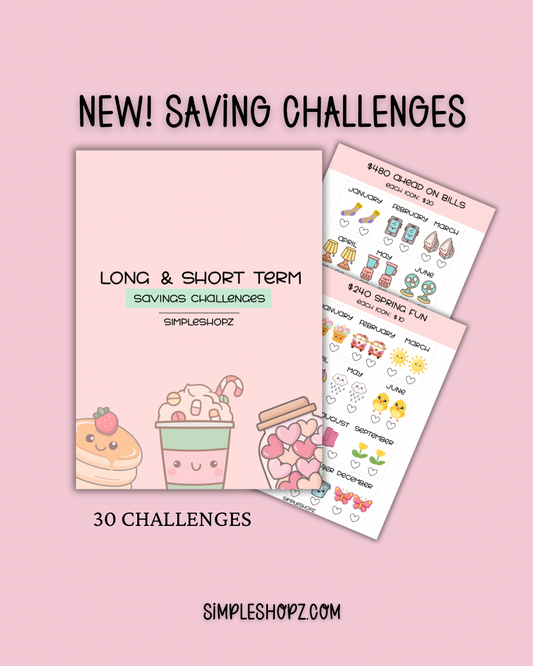 Digital- New! Savings Book Challenge (30)