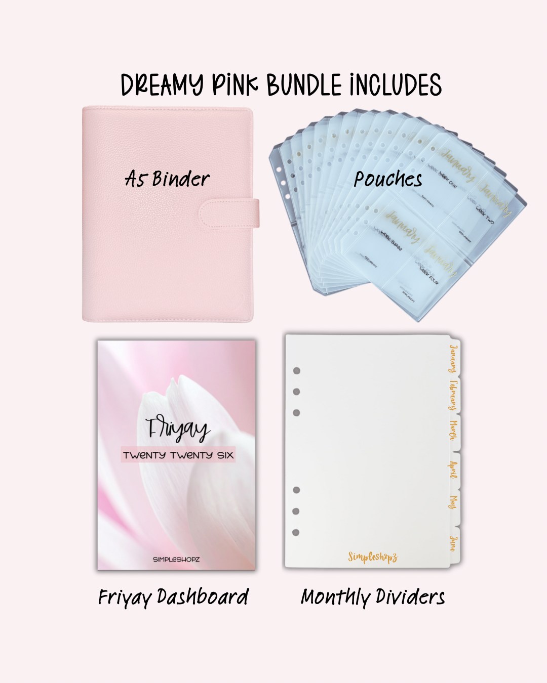 2026 Fri-Yay Savings Challenge Bundle | Weekly Cash Envelope Savings Tracker