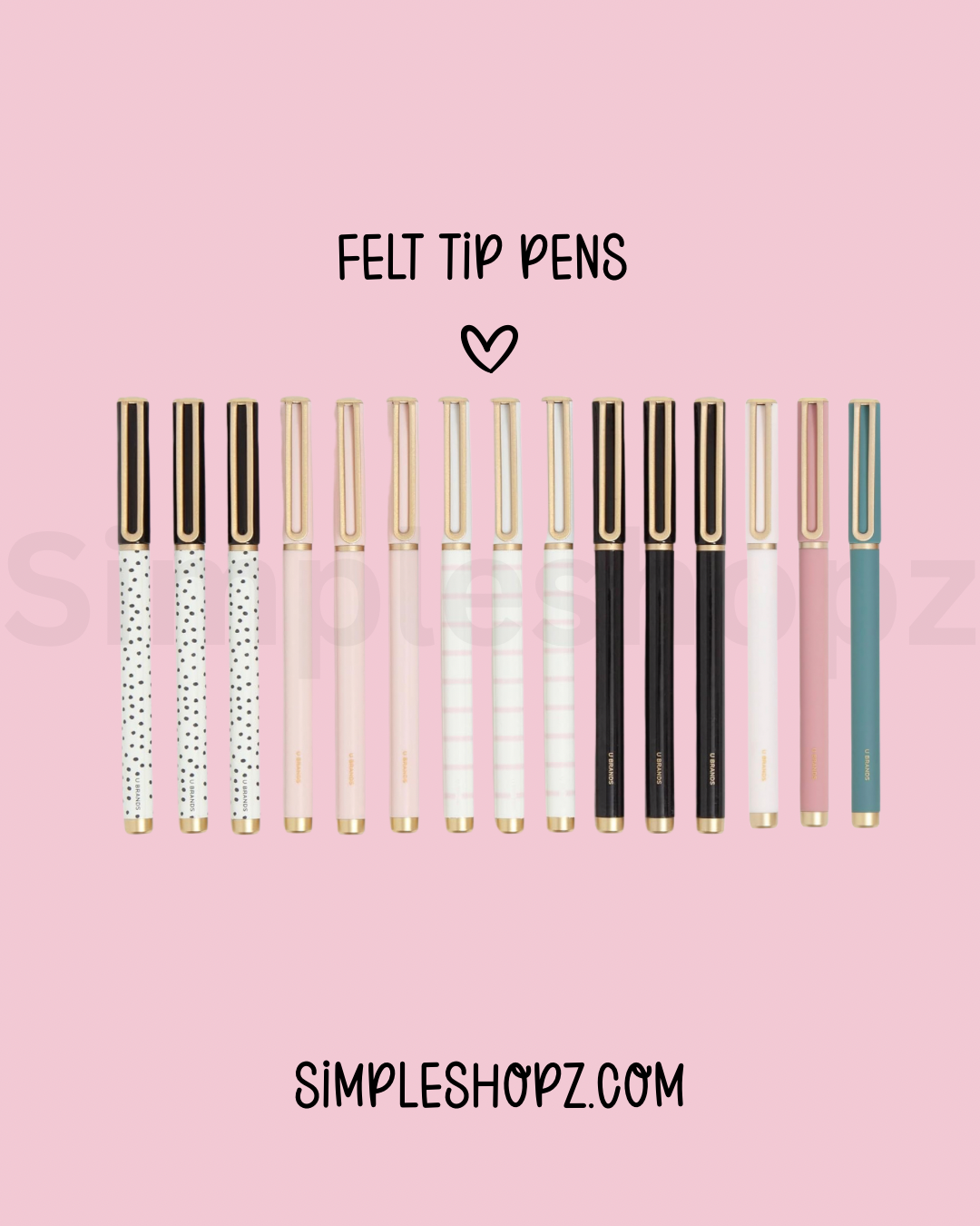 Felt Tip Pen (Sold Individually)